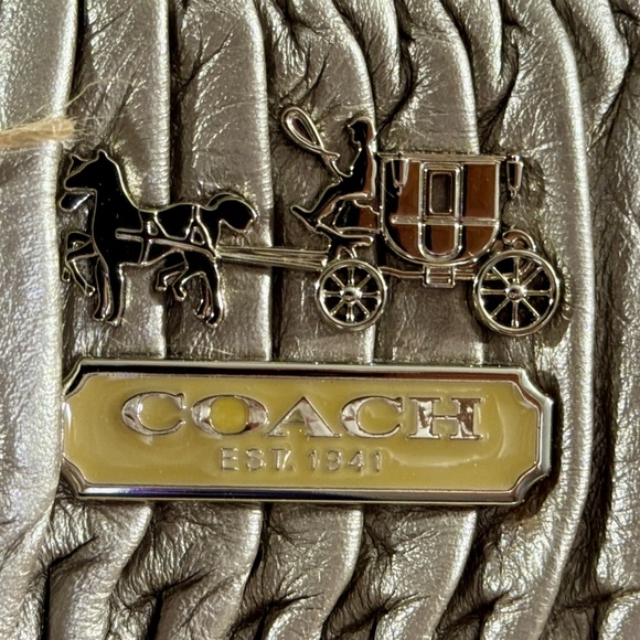 Coach Madison Sophia Gathered Leather Convertible Satchel - Picture 9 of 9